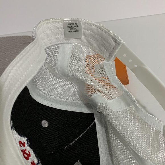 Field & Stream Fish Hat Trucker Snapback Adjustable Gray White Cap One Size OSMF - Picture 8 of 9